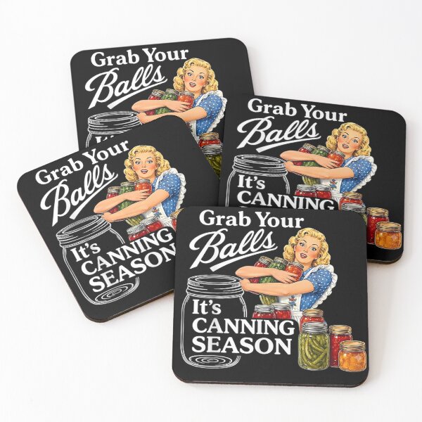 Item preview, Grab Your Balls It's Canning Season Vintage  designed and sold by Crookedorbit ⭐⭐⭐⭐⭐ .