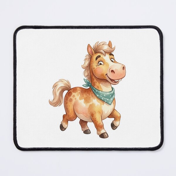 Item preview, Happy Pony with Bandana designed and sold by StickVerse by Owais.