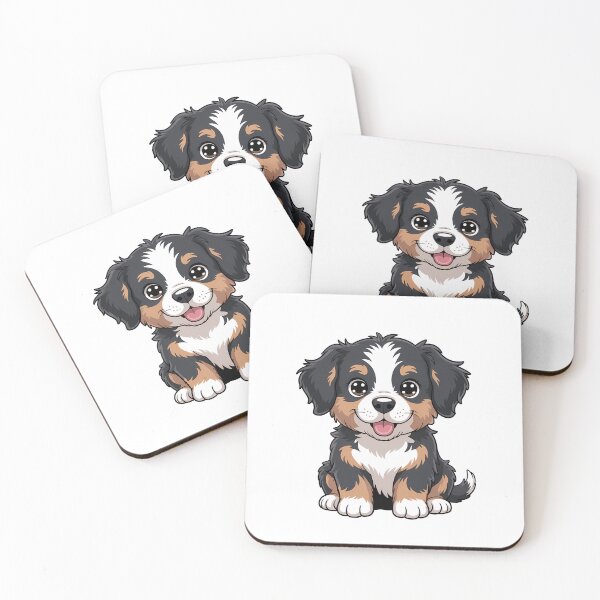 Item preview, Bernese Mountain Dog Pup Cartoon designed and sold by KD Merch.