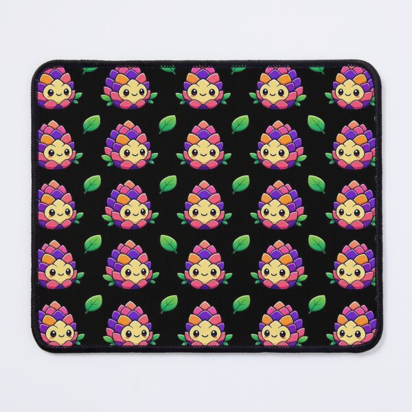 Item preview, Cute Kawaii Fruit Monster - Single Graphic & Seamless Pattern designed and sold by Breezes-of-Ida.