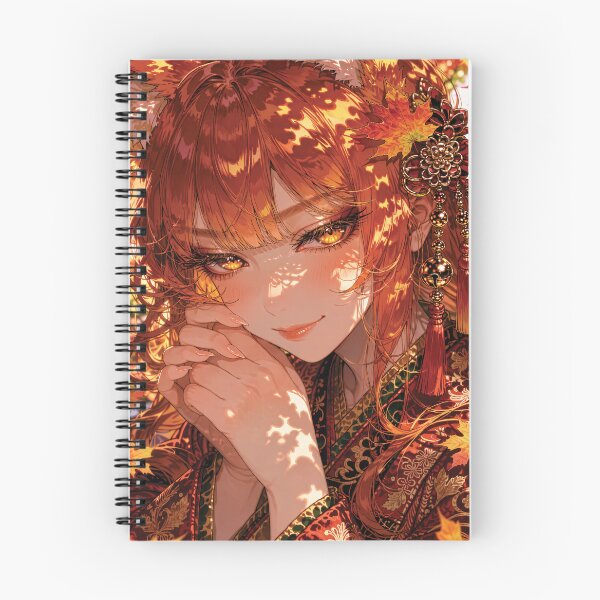 Item preview, Anime Fox Girl in Autumn Hanfu with Maple Leaves designed and sold by RGB-crayon.