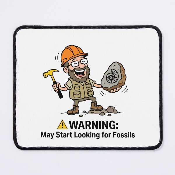 Item preview, Warning May Start Looking for Fossils Funny Geologist designed and sold by Sekla-Studio.