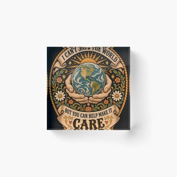Item preview, Make the World Care designed and sold by halibutgoatramb.