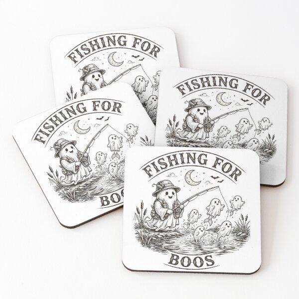Item preview, Fishing for Boos — Funny Halloween Ghost Fisherman designed and sold by Dudas Garage & Outdoors.
