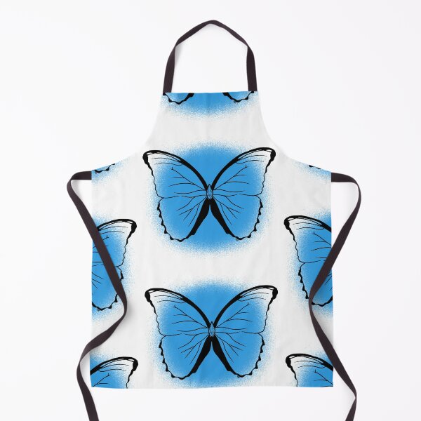 Item preview, Blue Morpho Butterfly Line-art (Blue) designed and sold by Burnt_Pikachu.