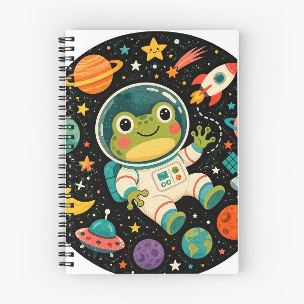 Item preview, Wall Art - Postcard - #10 - Cute Frog Astronaut Art designed and sold by ForeverPrintsOK.