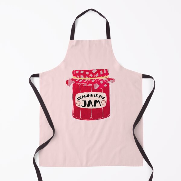 Item preview, reading is my jam - berry jam designed and sold by Neadoodles.