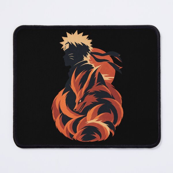 Item preview, Naruto Kurama Nine Tails Silhouette Poster Art designed and sold by · GAMING SOUL ·.