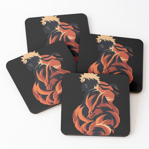 Item preview, Naruto Kurama Nine Tails Silhouette Poster Art designed and sold by · GAMING SOUL ·.