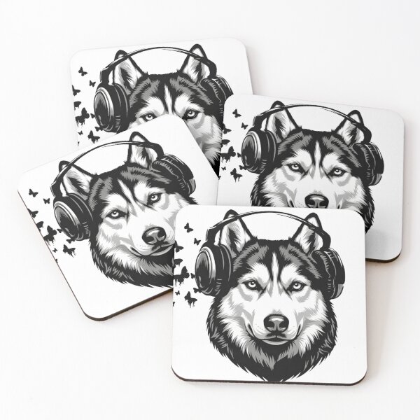Item preview, Husky Business | Siberian Husky Music Lover Graphic designed and sold by Rachid-Art.