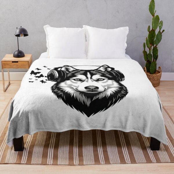 Item preview, Husky Business | Siberian Husky Music Lover Graphic designed and sold by Rachid-Art.