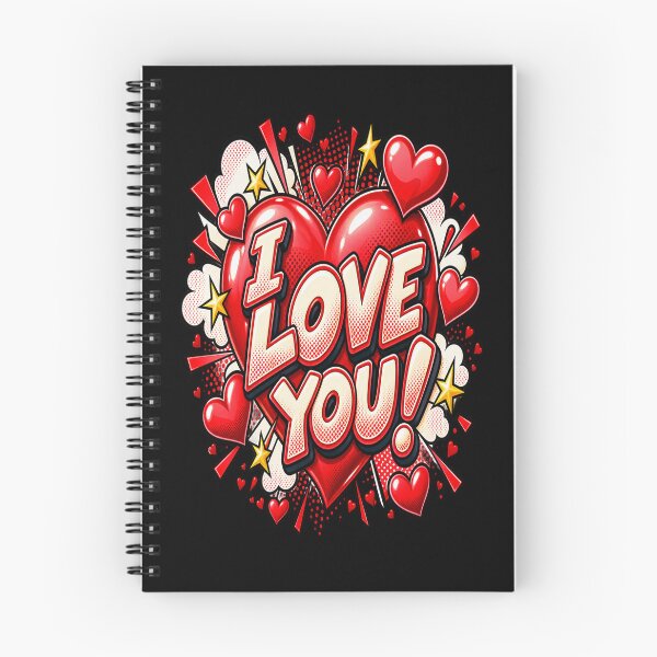 Item preview, I Love You – Pop Art Heart designed and sold by TroviTutto.