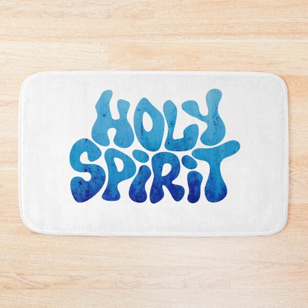 Item preview, Holy Spirit Abstract Typography Art (ice-y Blue version) designed and sold by Gingergarlic.