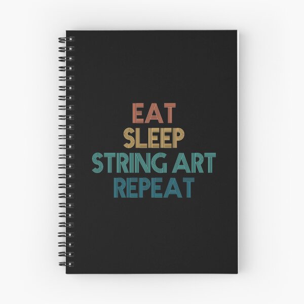 Item preview, Eat Sleep String Art Repeat - Gift For String Art Fans designed and sold by kindxinn.