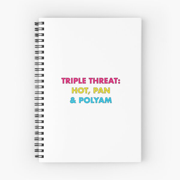 Item preview, Triple Threat | Pansexual Bisexual Polyamory Queer Pride designed and sold by Multiply 6 by 9.