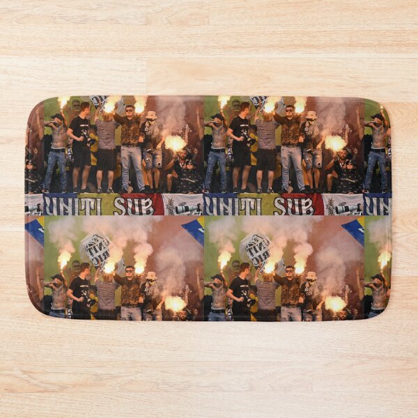 Item preview, Ultras pictured silhouetted with Tifo and flares  designed and sold by STFPhotoAgency.