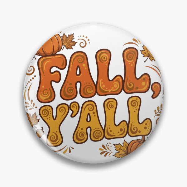 Item preview, Fall, Y'All — Groovy Retro Autumn Lettering designed and sold by Dudas Garage & Outdoors.
