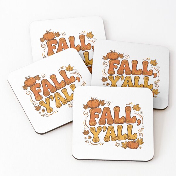 Item preview, Fall, Y'All — Groovy Retro Autumn Lettering designed and sold by Dudas Garage & Outdoors.