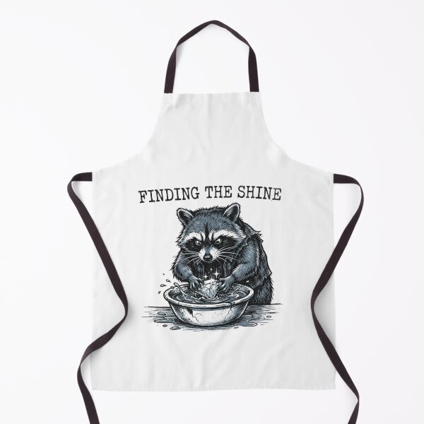Item preview, Finding The Shine - Vintage Raccoon Washing Diamond Art designed and sold by Sanan Israyilli.