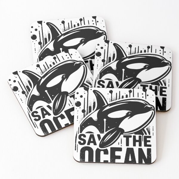 Item preview, Save the oceans orcas environmental climate essential t-shirt designed and sold by Knowvhere.