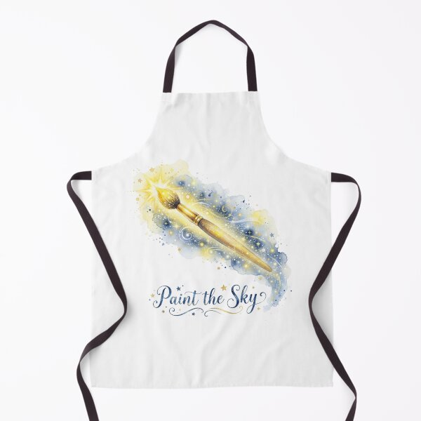 Item preview, Paint The Sky - Magical Watercolor Paintbrush Starry Night designed and sold by Sanan Israyilli.