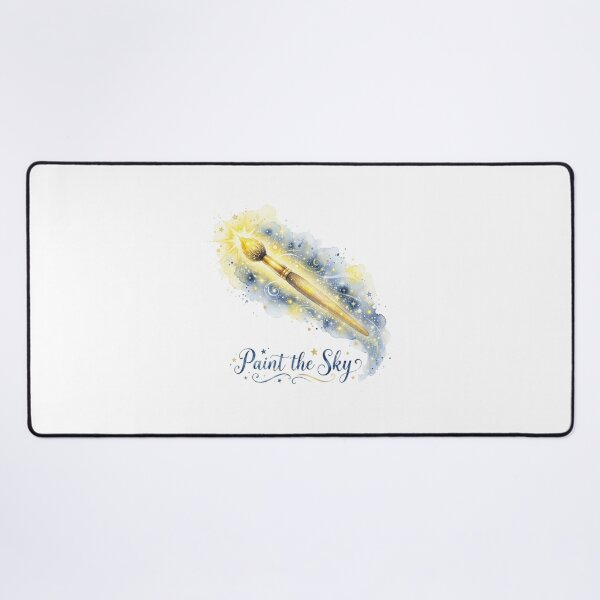 Item preview, Paint The Sky - Magical Watercolor Paintbrush Starry Night designed and sold by Sanan Israyilli.