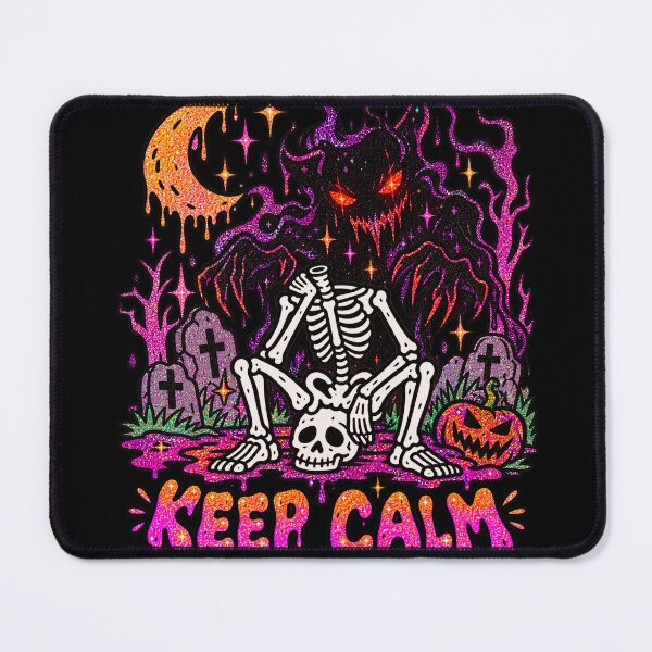 Item preview, Keep Calm Halloween Skeleton designed and sold by MonkiFlipp.