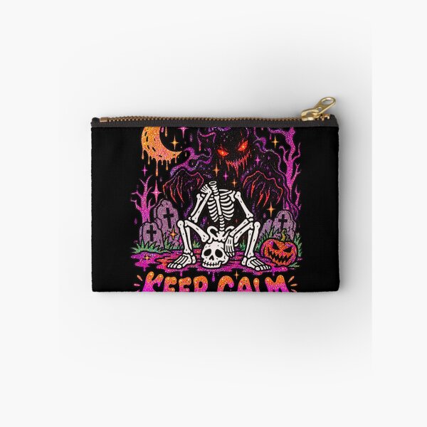 Aperçu de l'œuvre Squelette d'Halloween Keep Calm créée et vendue par MonkiFlipp.
