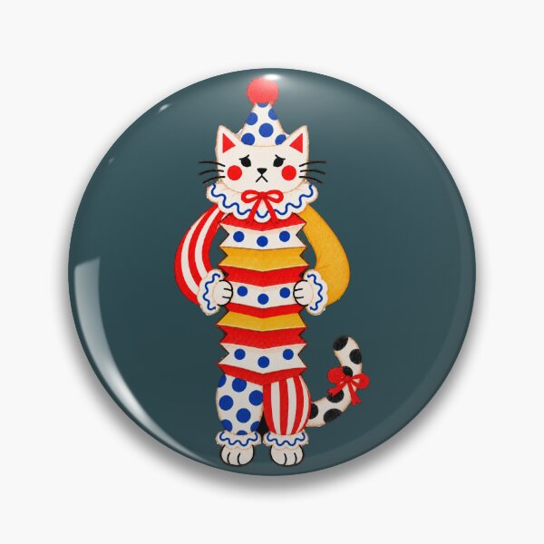 Item preview, Accordion Cat. Surreal Circus Clown. Clowncore. designed and sold by CoCoArt-Ua.
