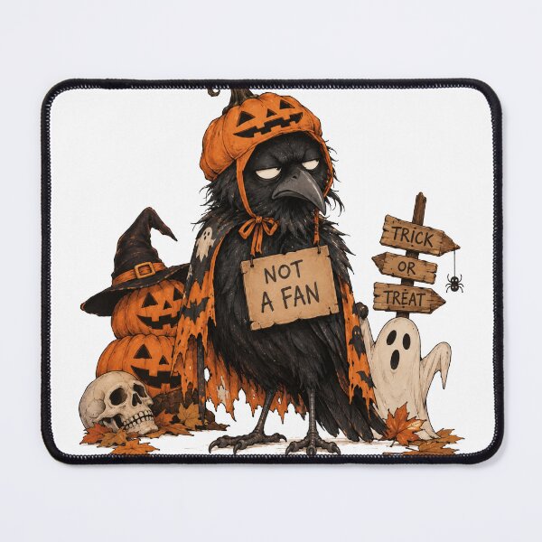 Item preview, funny Not a Fan – Grumpy Raven Funny designed and sold by Yaqon.