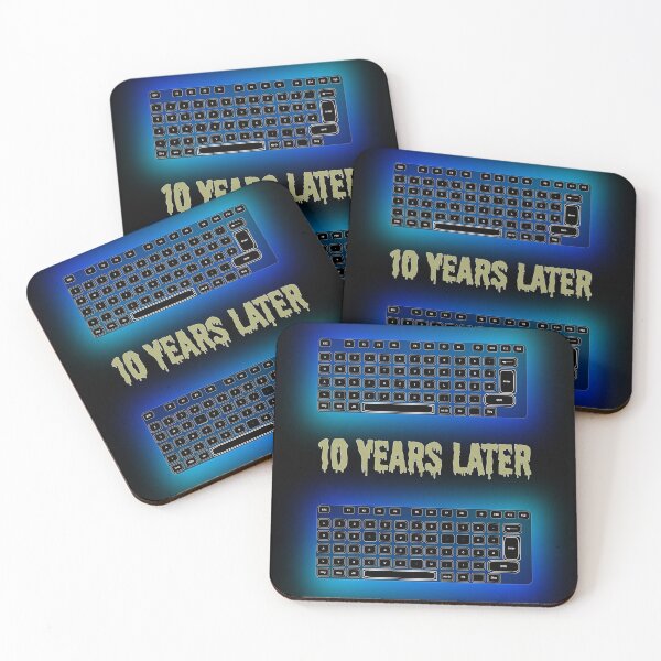 Item preview, Copy of Copy of Copy of 10 Years Later Keyboard – Funny Gamer & Mechanical Keyboard Pun designed and sold by FlatstudioArt.