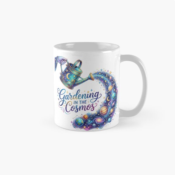 Item preview, Gardening In The Cosmos - Magical Watercolor Space Watering Can designed and sold by Sanan Israyilli.
