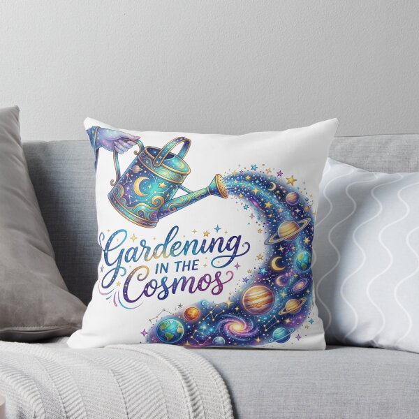 Item preview, Gardening In The Cosmos - Magical Watercolor Space Watering Can designed and sold by Sanan Israyilli.