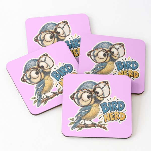 Item preview, Bird Nerd Funny Glasses Birdwatching Lover Vintage Sticker designed and sold by KaBaRen.