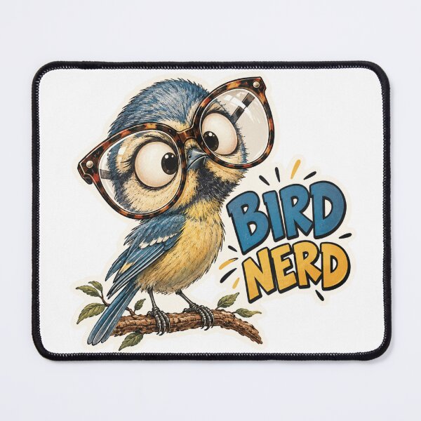 Item preview, Bird Nerd Funny Glasses Birdwatching Lover Vintage Sticker designed and sold by KaBaRen.