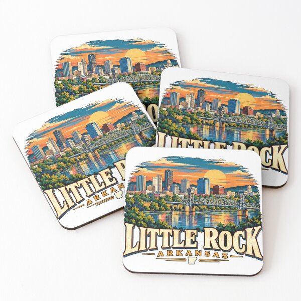 Item preview, Vintage Little Rock Arkansas Travel Souvenir Landmark Gift designed and sold by MichaeIRellov.