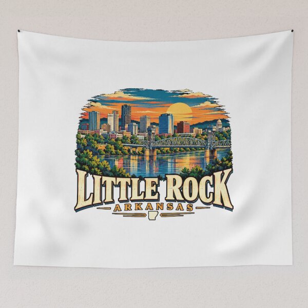 Item preview, Vintage Little Rock Arkansas Travel Souvenir Landmark Gift designed and sold by MichaeIRellov.