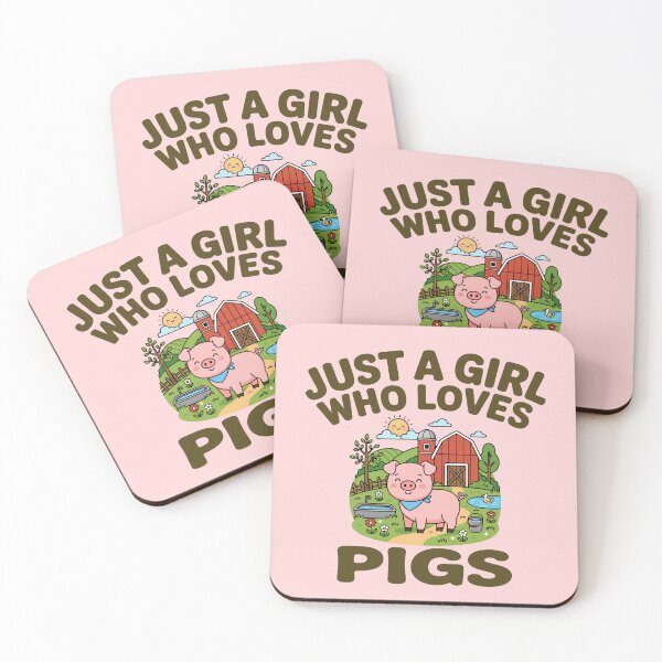 Item preview, Just A Girl Who Loves Pigs Cute Pig Lover designed and sold by Colorfulman.