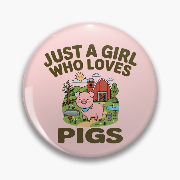 Item preview, Just A Girl Who Loves Pigs Cute Pig Lover designed and sold by Colorfulman.