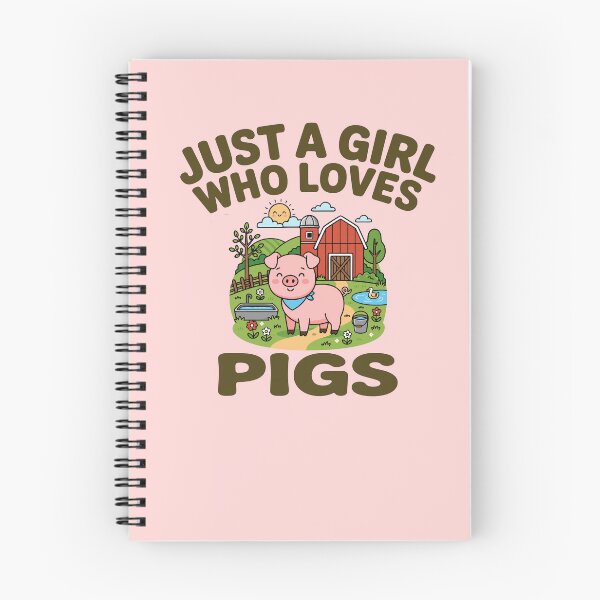 Item preview, Just A Girl Who Loves Pigs Cute Pig Lover designed and sold by Colorfulman.