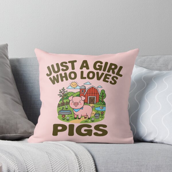 Item preview, Just A Girl Who Loves Pigs Cute Pig Lover designed and sold by Colorfulman.