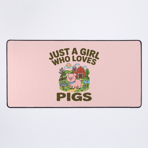 Item preview, Just A Girl Who Loves Pigs Cute Pig Lover designed and sold by Colorfulman.