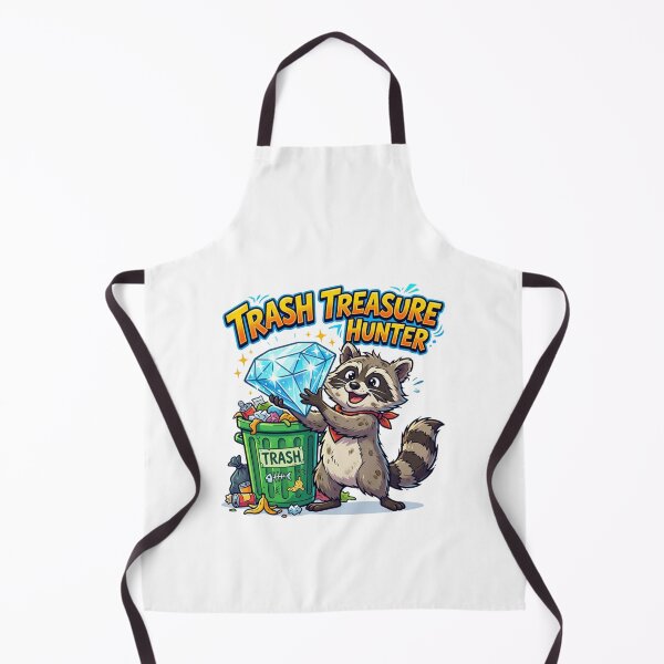 Item preview, Trash Treasure Hunter - Cute Cartoon Raccoon and Diamond designed and sold by Sanan Israyilli.