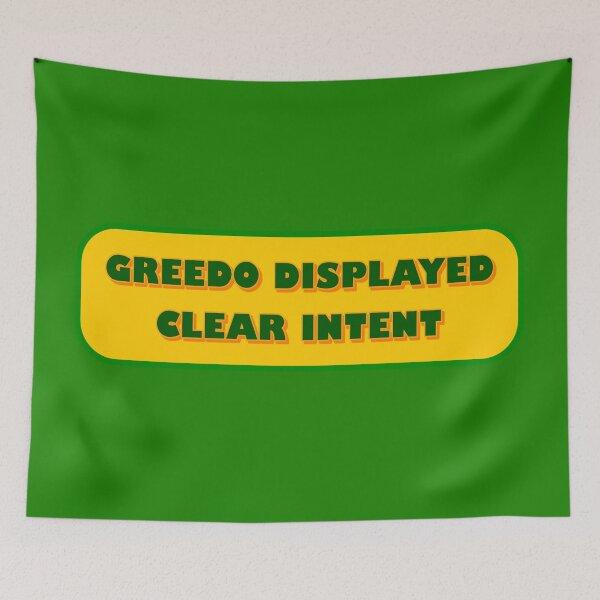 Item preview, Greedo Displayed Clear Intent designed and sold by Karate Octopus.