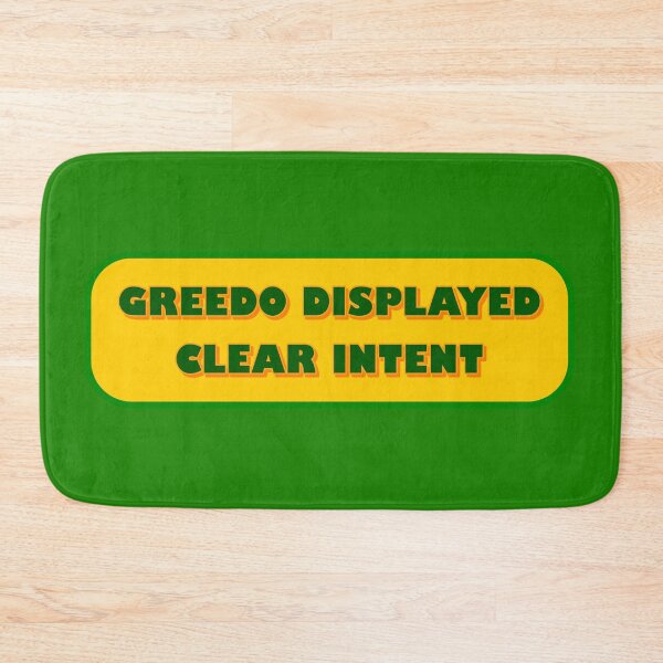 Item preview, Greedo Displayed Clear Intent designed and sold by Karate Octopus.