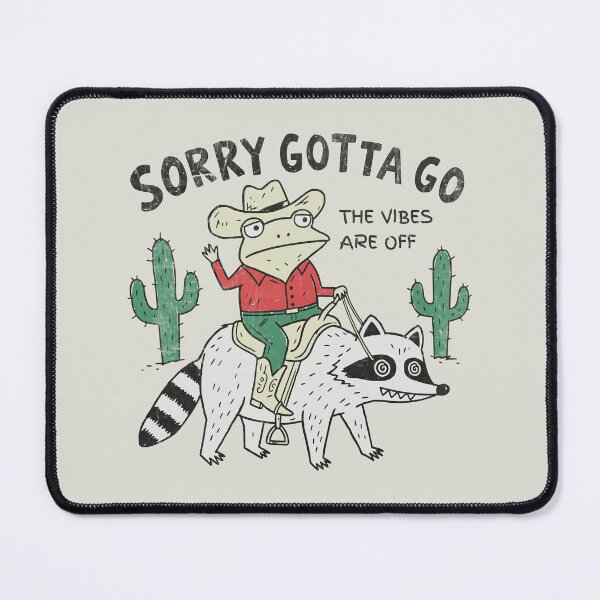 Item preview, Cowboy Frog Riding a Raccoon – Western Chaos Humor designed and sold by Studio Bootleg.