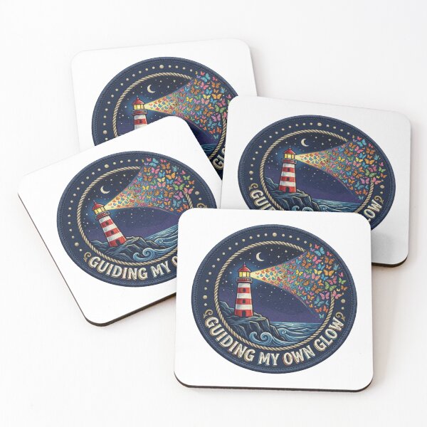 Item preview, Guiding My Own Glow - Vintage Lighthouse Butterfly Patch designed and sold by Sanan Israyilli.