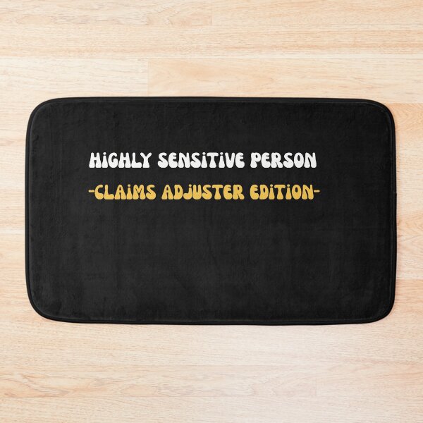 Item preview, Funny Claims Adjuster Highly Sensitive Person Retro designed and sold by mumchaosdesigns.