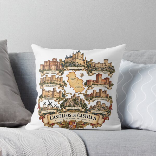 Item preview, Historic Castles of Castile designed and sold by Past in Threads.