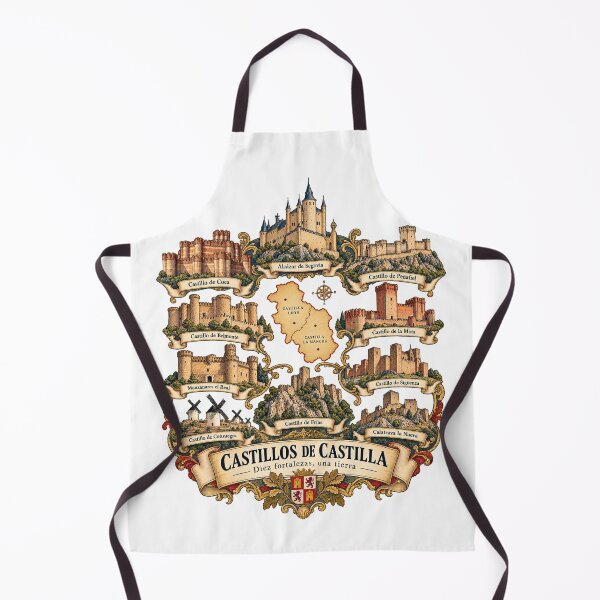 Item preview, Historic Castles of Castile designed and sold by Past in Threads.